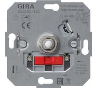 GIRA 030000 LED-Dimmeinsatz 20-200W m.Dreh-Aussschalter Glühlampe(030000)