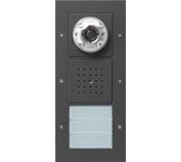 Gira 127067 Station de porte vidéo AP triple communication de porte Anthracite