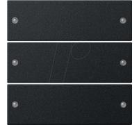 GIRA 2183 005 - Ensemble culbuteur 3 vitesses système 55 - noir mat