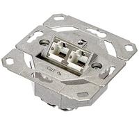 GIRA 245200 Steckdose 2 x RJ-45 Metallisch (245200)