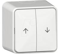 GIRA 3159 13 - Interrupteur de store 10 AX 250 V~ avec plaque de montage