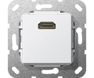 GIRA 4846861. Buchsen-Typ: HDMI. Produktfarbe: Weiß (4846861)