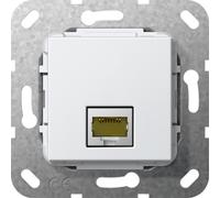 GIRA 4847612. Buchsen-Typ: RJ-45. Produktfarbe: Weiß (4847612)