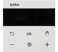 Gira - 539327 System 3000 Raumtemperaturregler Display, System 55, Reinweiss Seidenmatt
