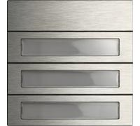 GIRA 5533920. type de produit : Call button module, couleur du produit : acier inoxydable, compatibilité de marque : GIRA. Largeur : 106,5 mm, Hauteur : 106,5 mm (5533920)