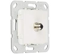 Gira 565003 Sat F Prise Adaptateur mâle/Femelle pour câble Satellite Blanc Pur