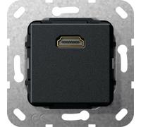 GIRA 566910. Buchsen-Typ: HDMI, Module Menge (max): 1 Modul(e). Produktfarbe: Schwarz (566910)