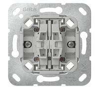 Gira Bouton-poussoir à bascule 4f contact de travail, Bouton + interrupteur