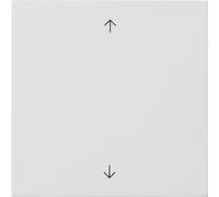 Gira Bouton-poussoir à faible course Symboles fléchés 5361112 Commutateur de surface blanc pur/brillant