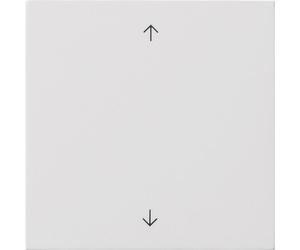 Gira Bouton-poussoir à faible course Symboles fléchés 5361112 Commutateur de surface blanc pur/brillant