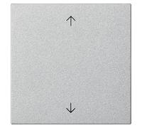 Gira bouton-poussoir à faible course symboles fléchés 536126 E2/Event alu