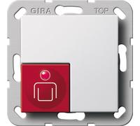 Gira Bouton-poussoir d'appel Système 55 blanc pur 290003
