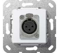 Gira D Série Prise XLR Pure Blanche - 566703