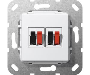 Gira Doublé Haut-Parleur Connexion Base Insert Pur Blanc - 569303