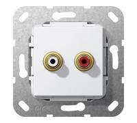 Gira Gira Anneau de support encastré pour connexion audio Cinch soudée rws 563203 Quantité:1