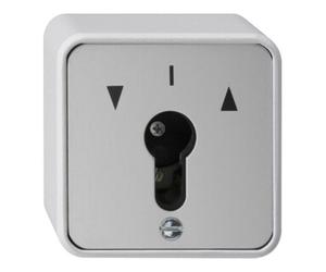 Gira Gira Bouton-poussoir à clé 1 pôle, AP-WG 016330 Quantité:1