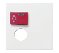 Gira Gira Cache module d'appel RT/ST rouge brillant 022703 Quantité:1