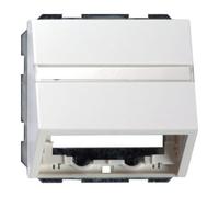 Gira Gira Capot de dérivation pour technique de données, verre rouge System55 087003 Quantité:1