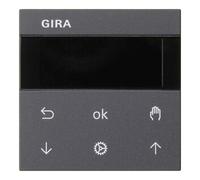 Gira Gira Commande supérieure anthracite pour jalousie + horloge programmateur 536628 Quantité:1