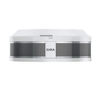 Gira Détecteur de fumée Dual Q – Label RWS 233602 – Connectable radio et filaire – Blanc pur