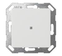 Bouton-poussoir Gira KNX à bascule 1f Système 55 blanc pur brillant, 1 pièce.