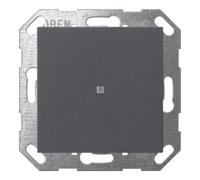 Gira Bouton-poussoir bascule KNX, 1p, anthracite 517128 (517128)