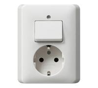Gira Gira Interrupteur va-et-vient Schuko rwsg 017603 Quantité:1