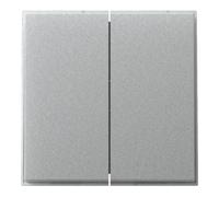 Gira Gira Plaque double droite couleur aluminium 349565 Quantité:1