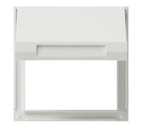 Gira Gira Plaque intermédiaire rws avec couvercle rabattable, TX44 065466 Quantité:1