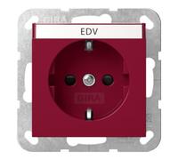 Gira Gira Prise de courant avec terre System 55 Rouge 16A 250V Quantité:1
