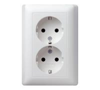 Gira Gira Prise double Schuko rws 078004 Quantité:1