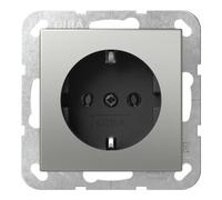 Gira Gira Prise SCHUKO 4466600 en acier inoxydable sans griffes Quantité:1