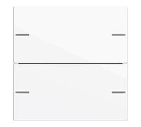 Gira Gira Set de bascule double capteur tactile blanc pur 575203 Quantité:1