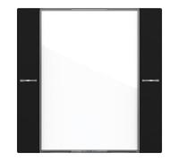 Gira Gira Set de bascule simple avec champ de marquage, capteur tactile 4 5771005 noir mat Quantité:1