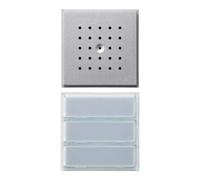 Gira Gira Station de porte encastrée 3 fois alu LED blanc 126165 Quantité:1