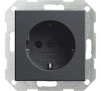 GIRA Insert Prise 2P+T System 55, Standard 55, E2, Event, Event transparent, Event opaque, Esprit, ClassiX anthracite 018828