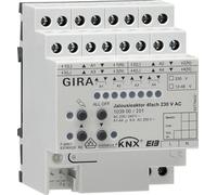 Gira Gira Actionneur de volet roulant 4 canaux REG KNX/EIB 230V AC 103900 Quantité:1