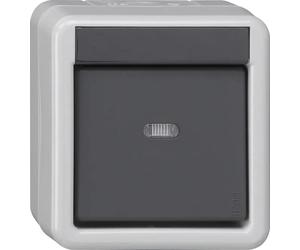 Gira KNX Taster-BA 1f Contrôle + 1 point WG AP Gris, 1 pièce.