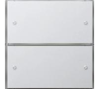 Gira KNX Tastsens.3 Komfort 2f Interrupteur plat, blanc pur brillant, 1 pièce.