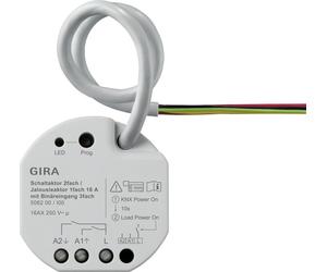 Gira One Interrupteur 2-Gang 16A KNX Actuator Sécurisé - 506200