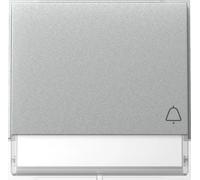 GIRA rocker 367365 Symbol bell+BSF TX44 WG UP F aluminium (367365)
