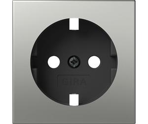 Gira Schuko Socket System 55 Stainless Steel - 4920600