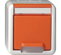 Gira SCHUKO-Steckd. KD + BSF WG AP Orange 4440309