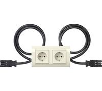 Gira Standard 55 Prise Double Avec Cadre Type 10 - 4931021