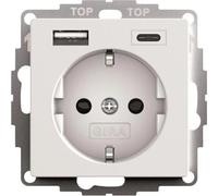Gira Système 55 Prise Murale Usb Double Avec Protection Enfant - 245927