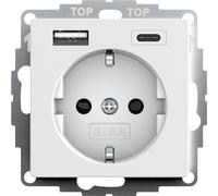 GIRA 245927 SCHUKO USB-Spannungsversorgung 2f System 55 (245927)