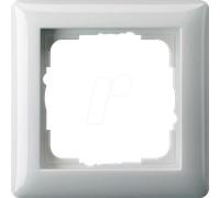 GIRA55 RA1 RWG - Cadre blanc pur brillant, simple