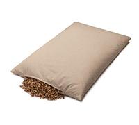 Giraffenland Coussin Bio à l´épeautre 40x60cm, Percale Bio + garnissage Bio, Directement rempli | Non coloré et Non Blanchi | Coussin, Oreiller