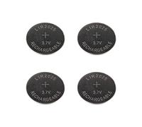 Girafus 40mAh 4X LIR2025 3,7V Pile Rechargeable remplace CR2025 | Pile rechargeable au lithium - remplacement idéal pour CR2025
