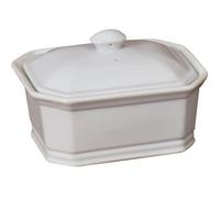 Terrine Foie Gras + couvercle 600G Porcelaine Blanc